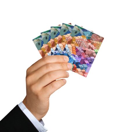 Colorful Poker Playing Cards - "One Wrong Step" by Teabo Graphics - Image 7