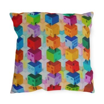 Pillow 18" x 18" "Modular Design" from the STUDIO TEABO COLLECTION - Outdoor