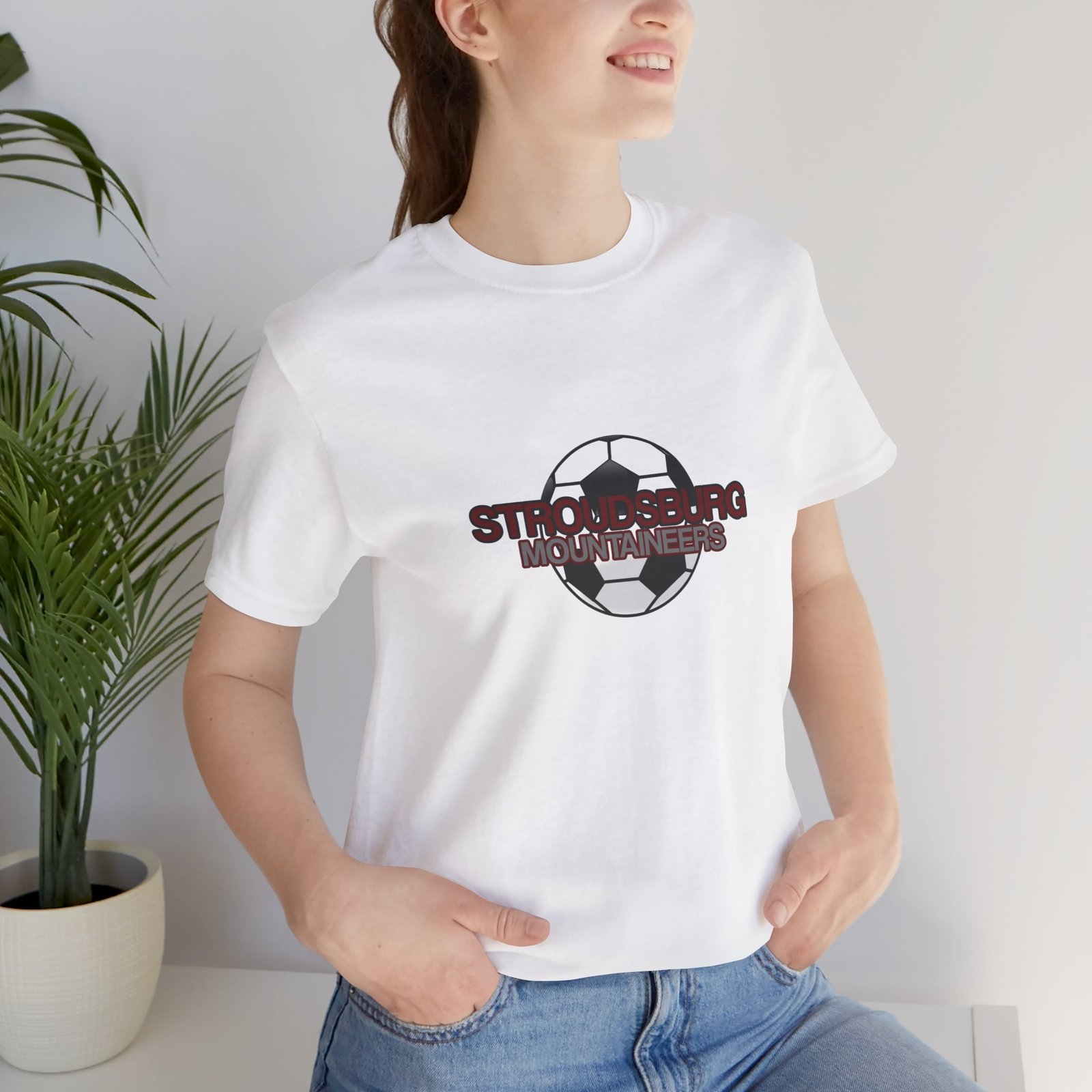 T-Shirt "SHS Soccer" - Unisex Jersey Short Sleeve - Image 7